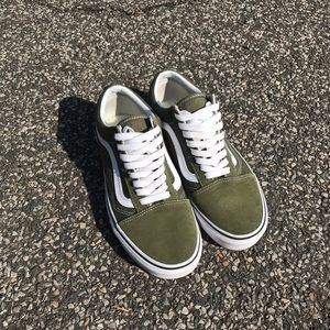 winter moss old skool vans